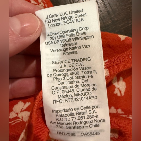 Madewell Happy Hibiscus Button Front Mini Dress Red Floral Size 10 - Picture 15 of 16